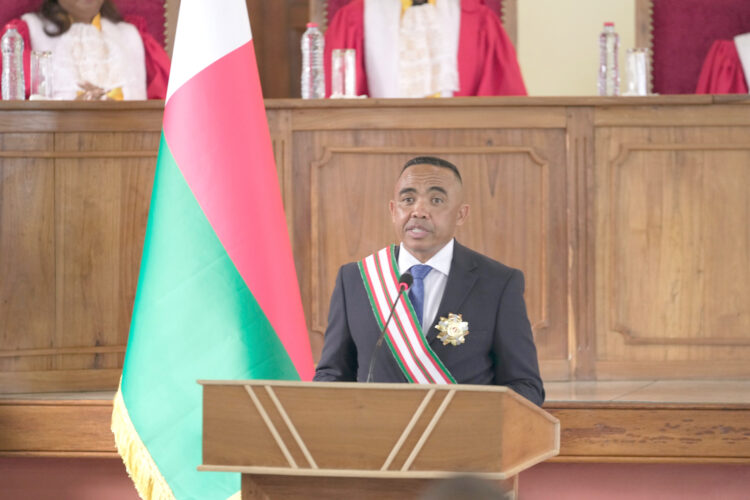 Colonel who led coup sworn in as Madagascar’s new president